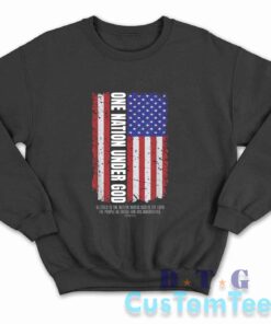 Religious Freedom One Nation Sweatshirt Color Black