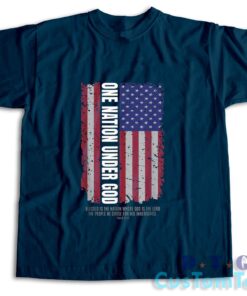 Religious Freedom One Nation T-Shirt Color Dark Blue
