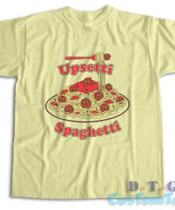 Upsetti Spaghetti T-Shirt Color Cream
