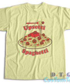 Upsetti Spaghetti T-Shirt Color Cream
