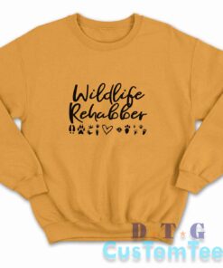 Wildlife Rehabber Sweatshirt Color Golden Yellow