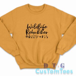 Wildlife Rehabber Sweatshirt Color Golden Yellow