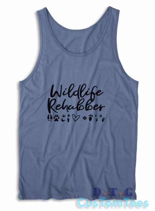 Wildlife Rehabber Tank Top Color Light Purple