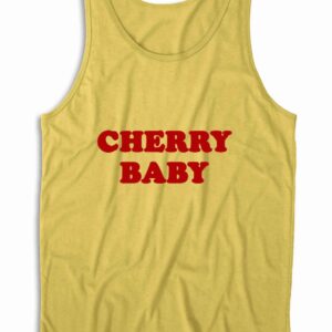 Cherry Baby Tank Top Color Yellow