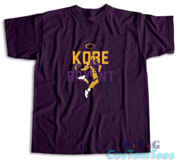 Kobe Bryant Slam Dunk T-Shirt Color Dark Purple