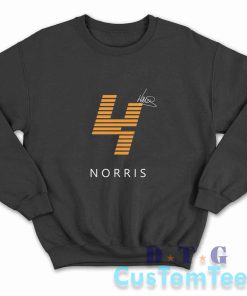 Lando Norris Sweatshirt Color Black