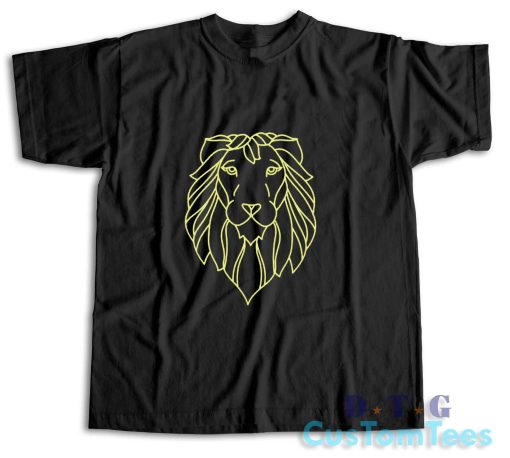 Lion Head T-Shirt Color Black