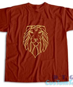 Lion Head T-Shirt Color Red