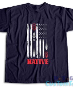 Native American Day T-Shirt Color Navy