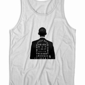Obama The Greatest Of President America Tank Top Color White