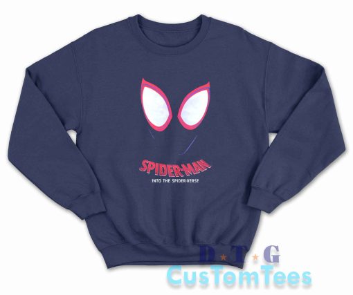 Spider Man Face Spider Verse Sweatshirt
