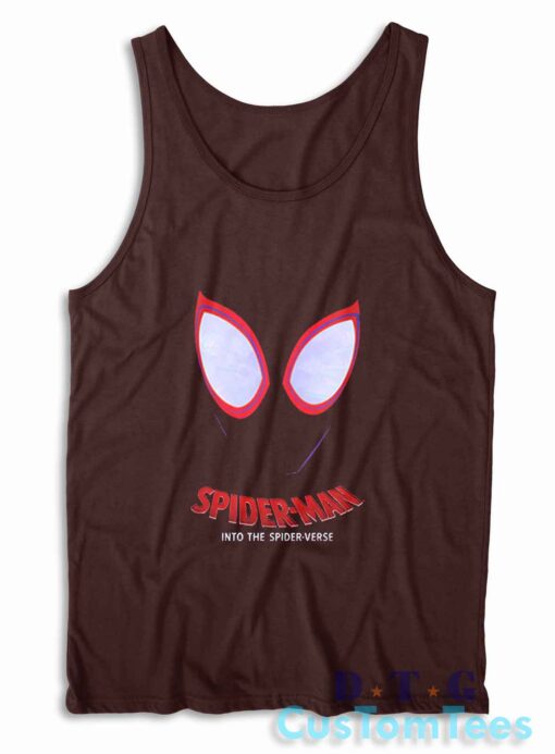 Spider Man Face Spider Verse Tank Top