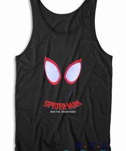 Spider Man Face Spider Verse Tank Top Color Black