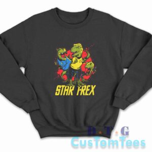 Star T-Rex Dinosaur Sweatshirt