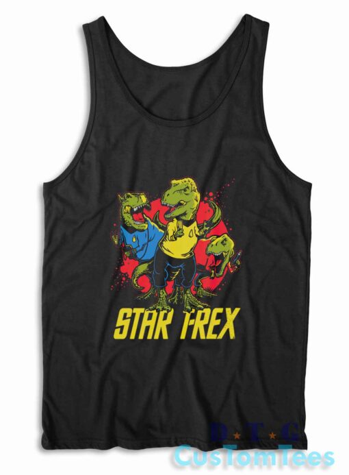 Star T-Rex Dinosaur Tank Top
