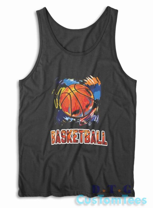 Basketball Tank Top Color Black