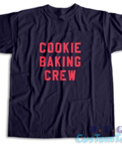 Cookie Baking Crew T-Shirt Color Navy