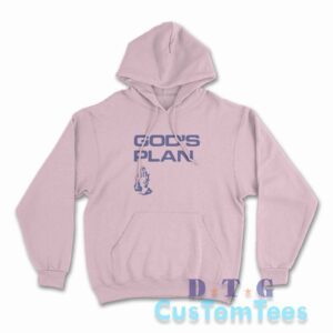 Darke Gods Plan Praying Hands Hoodie Color Pink