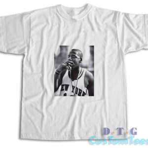 Jay Z Smoking Cigar T-Shirt Color White