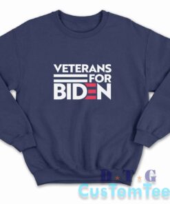 Veterans For Biden Sweatshirt Color Navy
