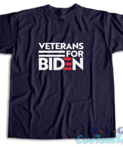 Veterans For Biden T-Shirt Color Navy