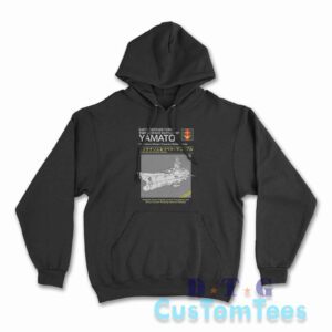 Battleship Yamato Service And Repair Hoodie Color Black