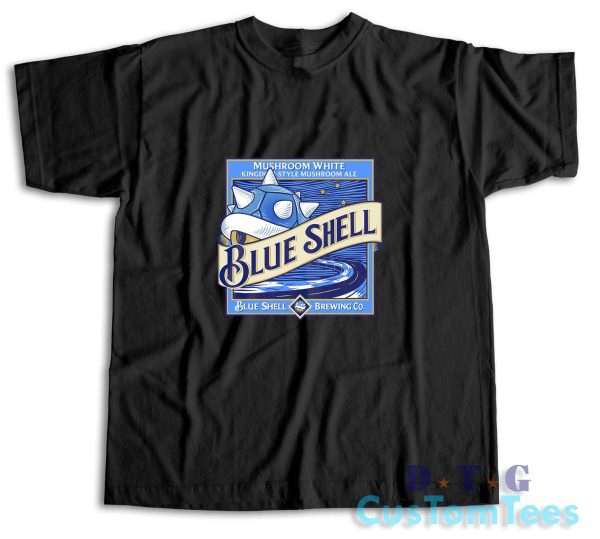 Blue Shell T-Shirt Color Black