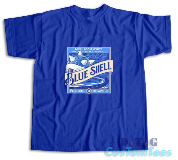 Blue Shell T-Shirt Color Blue