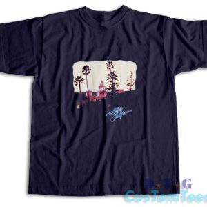 Eagles Hotel California T-Shirt Color Navy