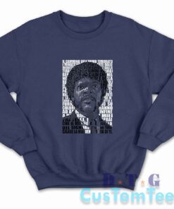 Ezechiele 25 17 Sweatshirt Color Navy