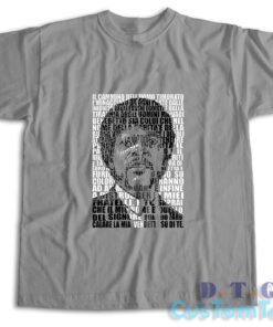 Ezechiele 25 17 T-Shirt Color Grey