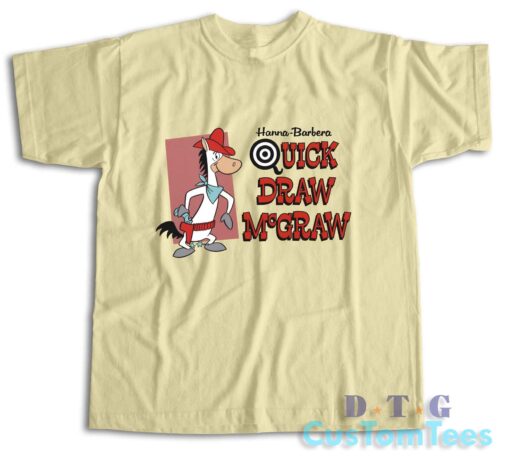Quick Draw McGaw T-Shirt Color Cream