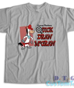 Quick Draw McGaw T-Shirt Color Light Grey