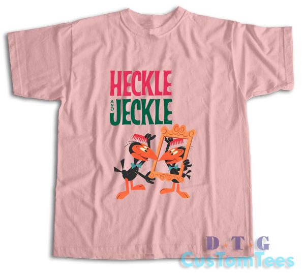 Heckle And Jeckle T-Shirt Color Pink