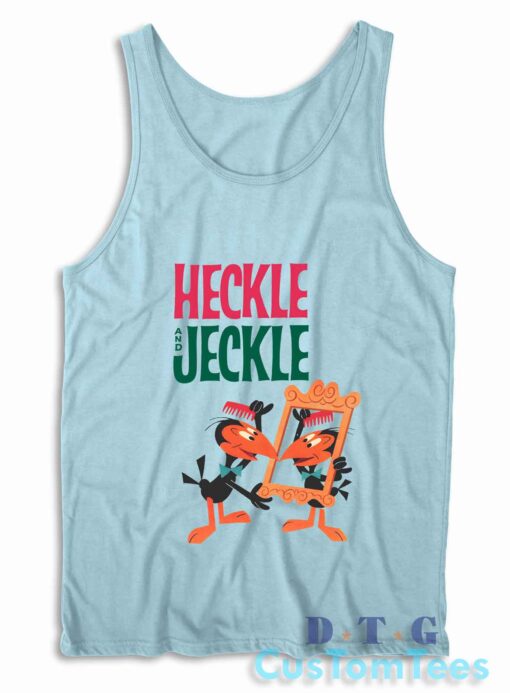 Heckle And Jeckle Tank Top Color Light Blue