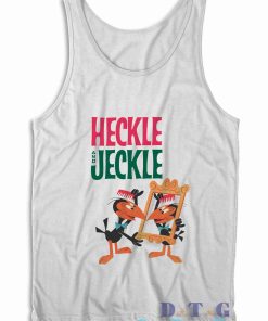 Heckle And Jeckle Tank Top Color White