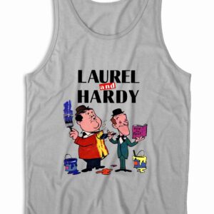 Laurel And Hardy Tank Top Color Grey