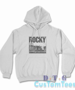 Rocky Top Of The Stairs Hoodie Color White