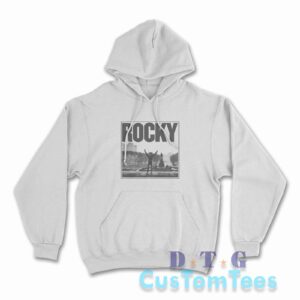 Rocky Top Of The Stairs Hoodie Color White