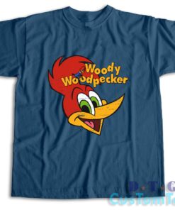 Woody Woodpecker T-Shirt Color Blue