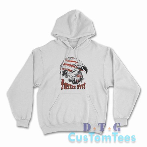 4th Of July Bald Eagle Forever Free Hoodie Color White