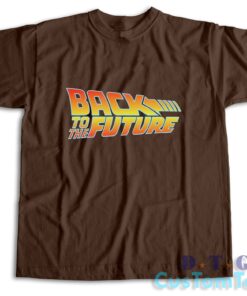 Back To The Future T-Shirt Color Brown