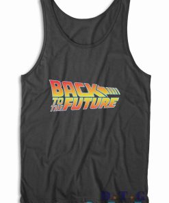 Back To The Future Tank Top Color Black