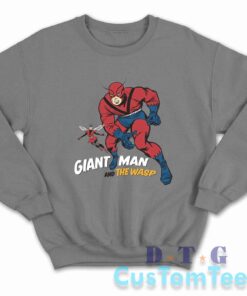Giant Man And The Wasp Sweatshirt Color Grey