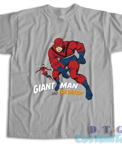 Giant Man And The Wasp T-Shirt Color Grey