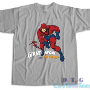 Giant Man And The Wasp T-Shirt Color Grey