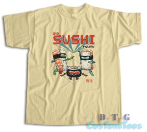 Sushi Squad T-Shirt Color Cream
