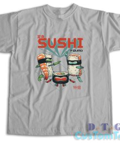 Sushi Squad T-Shirt Color Grey