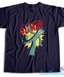 The Incredible Bendable Gumby T-Shirt Color Navy