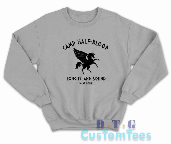 Camp Half Blood Sweatshirt Color Grey